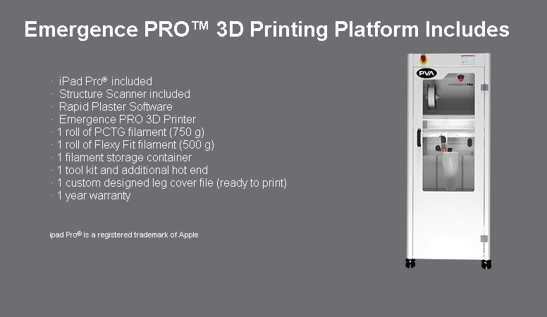 Emergence Pro 3d Printing Platform Pva Med